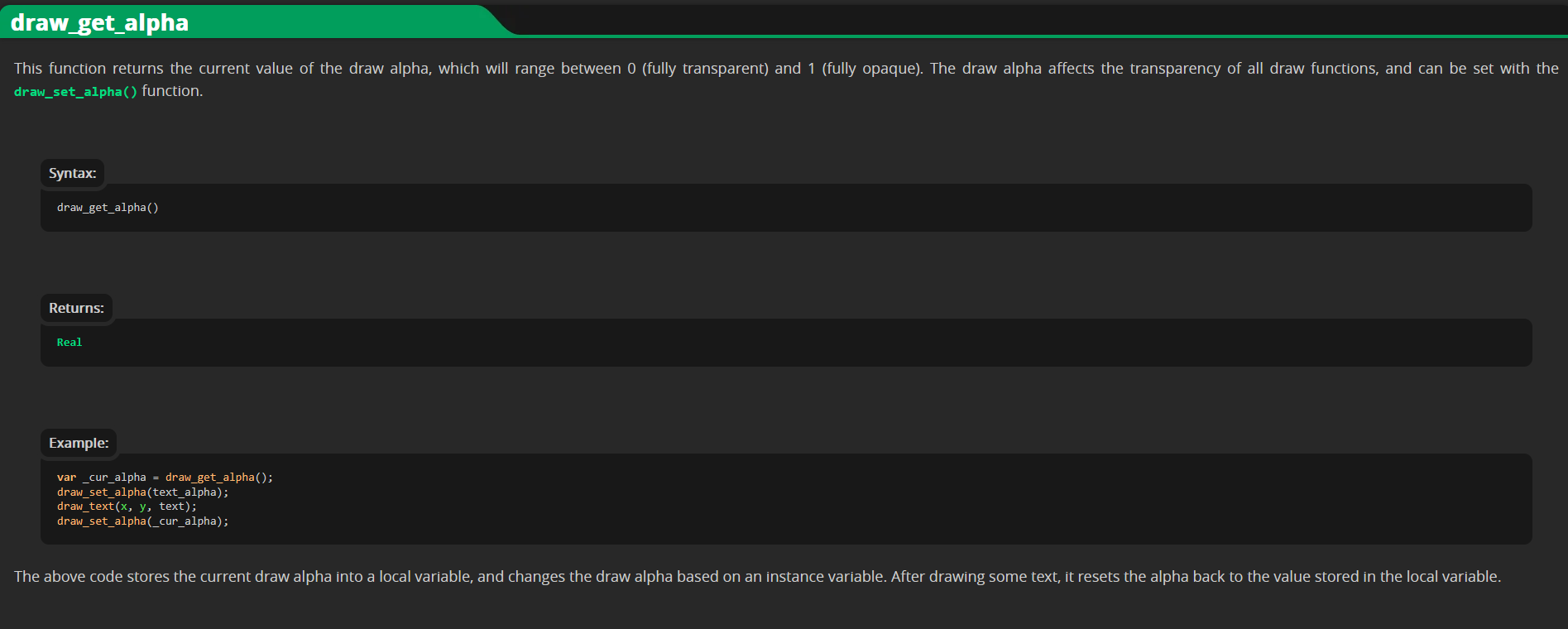 The draw_get_alpha manual entry