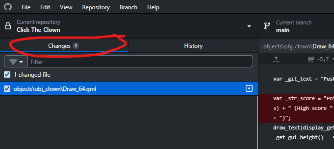 Git Changes