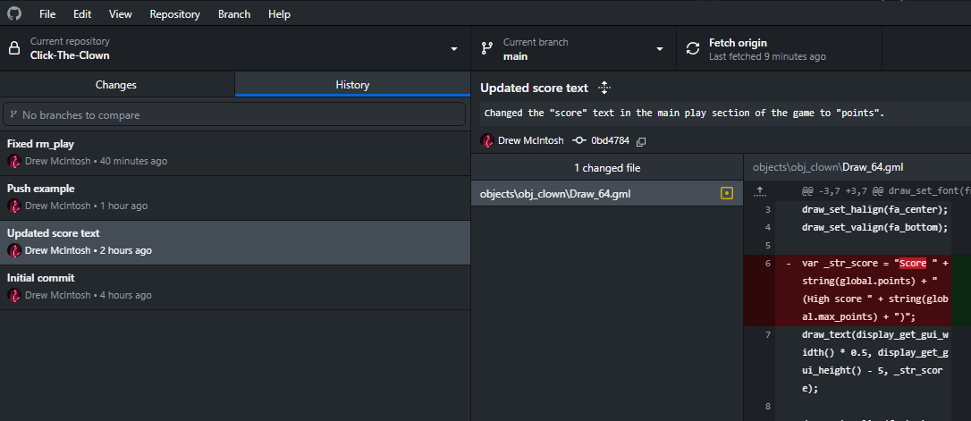 Git History