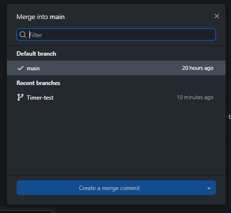 Merge into main window